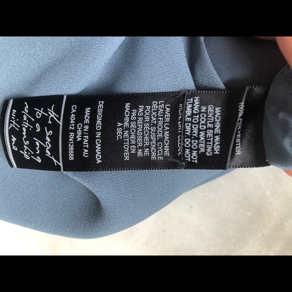 Noel Asmar steel blue slip dress - Picture 10 of 12